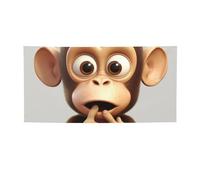 The Silent Monkey Bannière murale personnalisée avec œillets - Toile de fond pour fête d'anniversaire, mariage, extérieur et intérieur - Taille M
