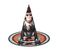 The Silent Monkey Chapeau de sorcière pour Halloween Convient pour les accessoires de jeu de scène
