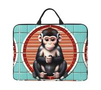 The Silent Monkey Housse pour ordinateur portable 16,5 x 12,2" Compatible avec les ordinateurs portables de 14" pour un rangement facile