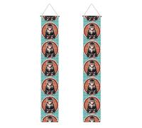 The Silent Monkey Print Graduation Porche Banner Signe, Durable Congrats Grad Outdoor Door Decorations