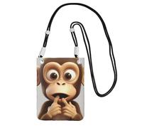The Silent Monkey Sac à bandoulière pour téléphone portable et femme - Étanche - Mini sac à main pour téléphone portable - Petit sac à bandoulière avec sangle réglable - Pochette de voyage pour