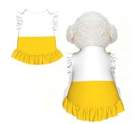 The Silesian Flag Robe d'été pour chien et chat Motif drapeau de Silésie