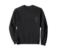 The Silver Cross Black Pave Diamond Sweatshirt
