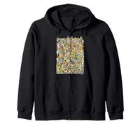 The Simpsons All of Springfield Complete Cast of Characters Sweat à Capuche