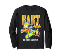 The Simpsons Bart Don't Have A Cow Man Skateboarding Montage Manche Longue
