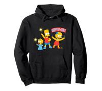 The Simpsons Bart Lisa Maggie Happy 4th of July America USA Sweat à Capuche
