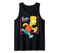 The Simpsons El Barto Bart Running & Smiling Light Text Débardeur