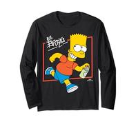 The Simpsons El Barto Bart Running & Smiling Light Text Manche Longue