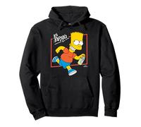 The Simpsons El Barto Bart Running & Smiling Light Text Sweat à Capuche