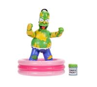 The Simpsons Figurine Furious Homer de 12,7 cm de qualité supérieure par JAKKS Pacific, Comprend des Accessoires et Une clôture cassable, Action Bras brisé entièrement articulé