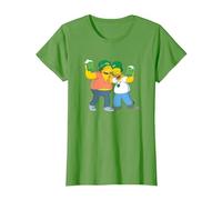 The Simpsons Homer and Barney Cheers to St. Patrick’s Day T-Shirt, Femme, Herbe, XL