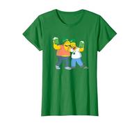 The Simpsons Homer and Barney Cheers to St. Patrick’s Day T-Shirt, Femme, Vert Kelly, XXL
