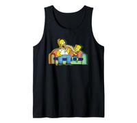 The Simpsons Homer and Bart Sandwich Pop Art Couch Gag Débardeur