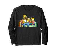 The Simpsons Homer and Bart Sandwich Pop Art Couch Gag Manche Longue