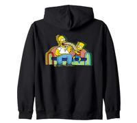 The Simpsons Homer and Bart Sandwich Pop Art Couch Gag Sweat à Capuche
