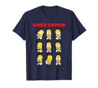 The Simpsons Homer Expressions Poster T-Shirt