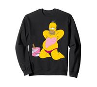 The Simpsons Homer Simpson Big Pink Heart Valentine’s Day Sweatshirt