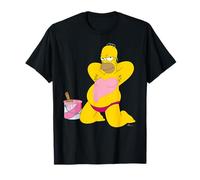 The Simpsons Homer Simpson Big Pink Heart Valentine’s Day T-Shirt
