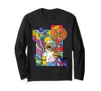 The Simpsons Homer Simpson Burping Duff Beer Pop Art Manche Longue