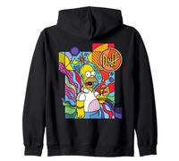 The Simpsons Homer Simpson Burping Duff Beer Pop Art Sweat à Capuche
