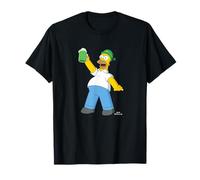 The Simpsons Homer Simpson Green Duff Beer St Patrick T-Shirt