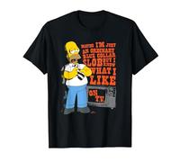 The Simpsons Homer Simpson Just an Ordinary Blue Collar Slob T-Shirt, Homme, Noir, 6XL
