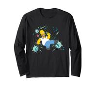The Simpsons Homer Simpson Space Rave Dance Party Birthday Manche Longue