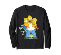 The Simpsons Homer Simpson World's Best Dad Father's Day Manche Longue