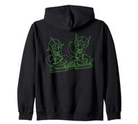 The Simpsons Kang and Kodos Space Rave Alien Party Music DJs Sweat à Capuche