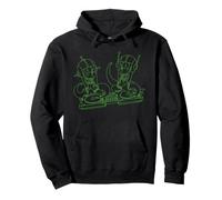 The Simpsons Kang and Kodos Space Rave Alien Party Music DJs Sweat à Capuche