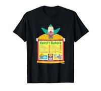 The Simpsons Krusty the Clown Krusty Burger Menu T-Shirt