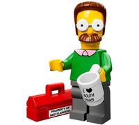 Lego 71005 Minifigurine Les Simpsons Série 1 - N°7-Ned Flanders (1 sachet ENTRE-OUVERT) G