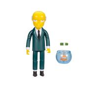 The Simpsons - Licence Officielle - Jakks Pacific - Figurine Mr. Burns 12,5 cm avec Blinky dans Un Bol - Figurine Articulée Série Télé - Univers Simpson Classique - Personnage Collection Fan