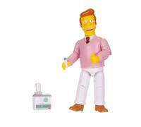 The Simpsons - Licence Officielle - Jakks Pacific - Figurine Troy Mcclure 12,7 cm avec Étui et Désodorisant Haleine - Collection Série Télé - Jouet Articulé Fan Série - Univers Personnages Cultes