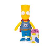 The Simpsons - Licence Officielle - Jakks Pacific - Peluche Bart Casse-Cou Vague 2-20 cm - Jouet Série Télé Les Simpson - Figurine Peluche Collection Dessin Animé - Univers Enfant ou Fan TV