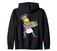 The Simpsons Moe America Suit USA 4th of July BBQ Cookout Sweat à Capuche