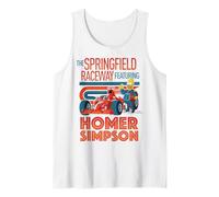 The Simpsons The Springfield Raceway Featuring Homer Simpson Débardeur