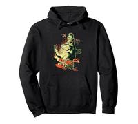 The Simpsons Treehouse of Horror Homerzilla Terror Sweat à Capuche, Unisexe pour Adultes, Noir, M
