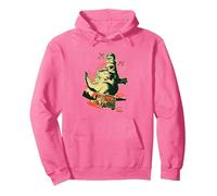 The Simpsons Treehouse of Horror Homerzilla Terror Sweat à Capuche, Unisexe pour Adultes, Rose Vif, XL