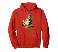 The Simpsons Treehouse of Horror Homerzilla Terror Sweat à Capuche, Unisexe pour Adultes, Rouge, S