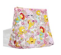 The Simpsons x Skinnydip Homer Mmmmmm Trousse de toilette mignonne et transparente pour cosmétiques, accessoires de voyage et essentiels - Portable, légère et durable, Trousse de toilette Nerdy Floral