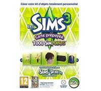 Les Sims 3 Carte Prepayéee 1000 Simpoints Pc