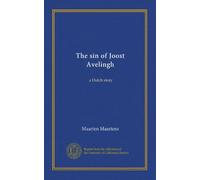 The sin of Joost Avelingh: a Dutch story