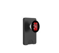 The Skater Tarot Card Skateboard Squelettes Occultes Rouge PopSockets PopWallet pour MagSafe