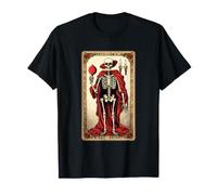 The Skeleton Monk Carte de Tarot rétro Amusante T-Shirt