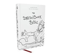 The Sketchbook Bible: The Complete Bible with Hundreds of Illustrations (NKJV, Hardcover, Red Letter, Comfort Print)