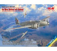 The Skies Of China (ki-21-ia, Deux Ki-27a) 1:72 Plastique Model Kit Icm