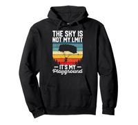 The Sky is Not My Limit It's Playground Skydive Parachutisme Sweat à Capuche