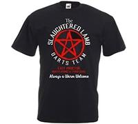 The Slaughtered Lamb Darts Team-an American Werewolf in London 80s Movie Mens t Shirt Men Manches Courtes(Medium)
