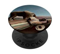The Sleeping Gypsy de Henri Rousseau (1897) PopSockets PopGrip Adhésif